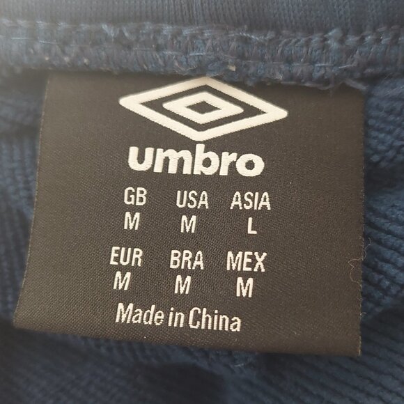 Umbro Navy Jogger Training Pants Drawstring and Elastic Waist Men's Size Medium - Picture 10 of 15